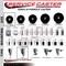 Service Caster 3'' Phenolic Swivel 1-1/8'' Expanding Stem Caster Set 2 Total Lock Brakes, 4PK SCC-EXTTL20S314-PHR-2-S-2-118 - alternate 4